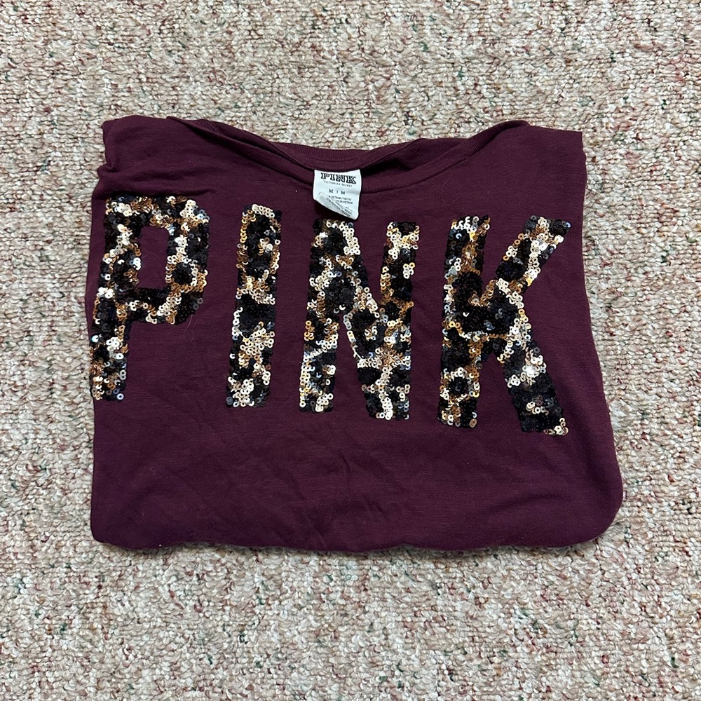 PINK sequence cheetah long sleeve